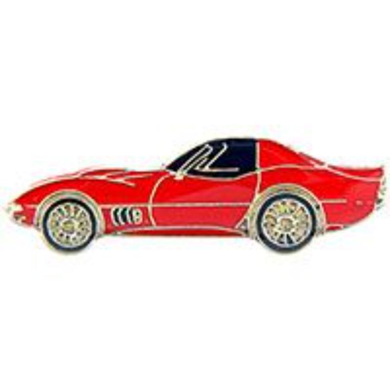 P65042 Pin - Car, Corvette, 68 ft. - Red - 1 in.