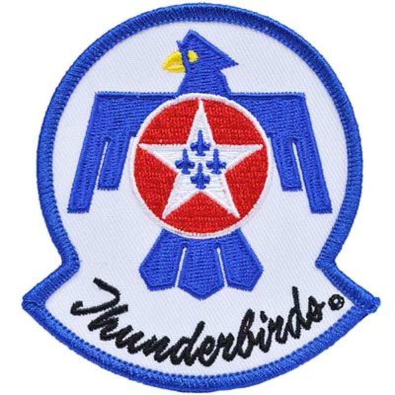 Picture of Eagle Emblems PM0027 Patch - USAF&#44; Thunderbirds - 3.38 in.