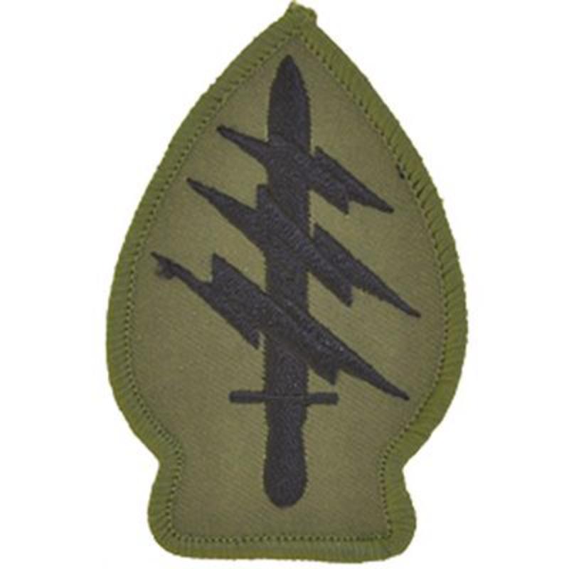 Special Forces Patch - Black - 3 in. - Durable Embroidery