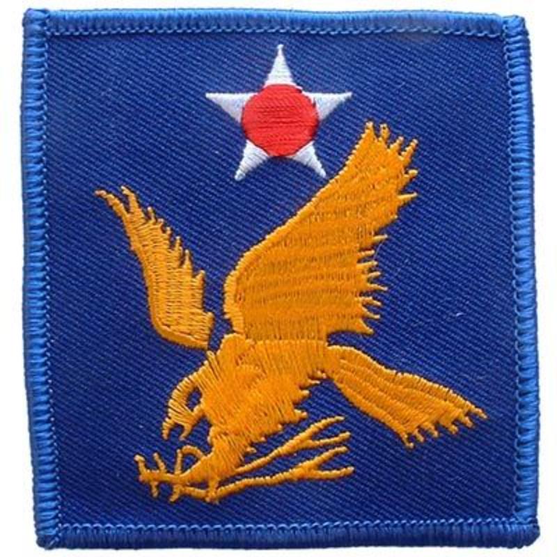USAF 2nd Patch - Blue - 3 in. - Durable Embroidered Design