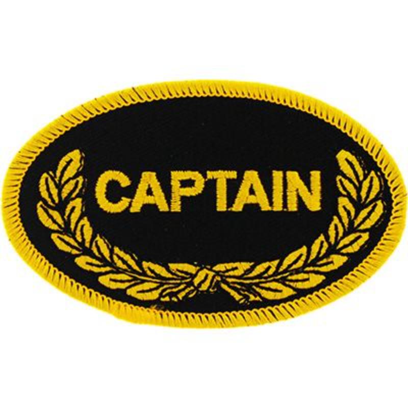 PM0200 Patch - Oval, Captain - 3.5 in.