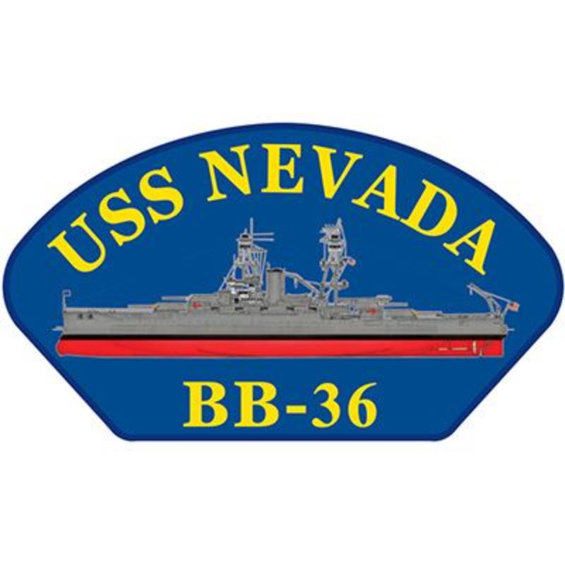 PM0225 Patch - USS, Nevada - 5.25 x 3 in.