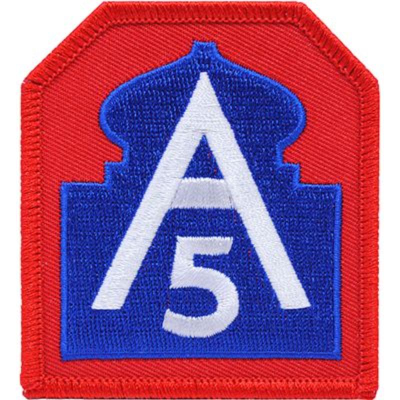 PM0261 Patch - Army, 5th Army - 2.75 in.