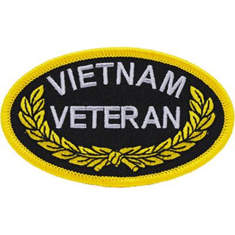 PM0301 Patch - Vietnam, Veteran, Wreath - 3.5 in.