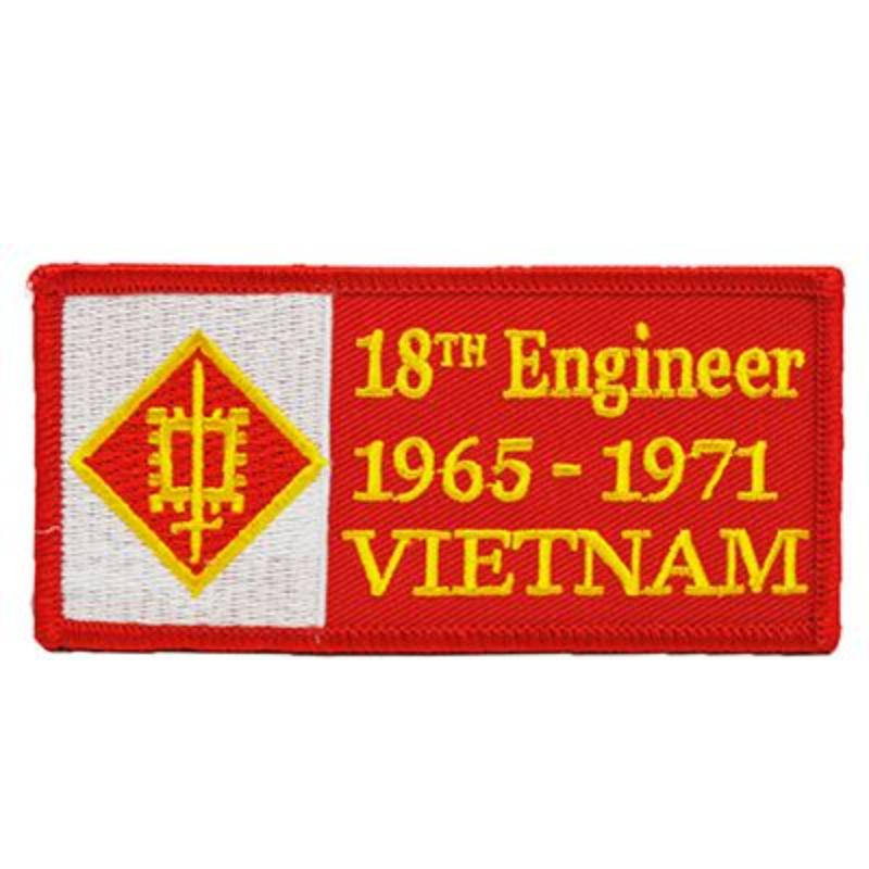 PM0315 Patch - Vietnam, decal, Army - 18th 1965-1971 - 4.13 x 2 in.