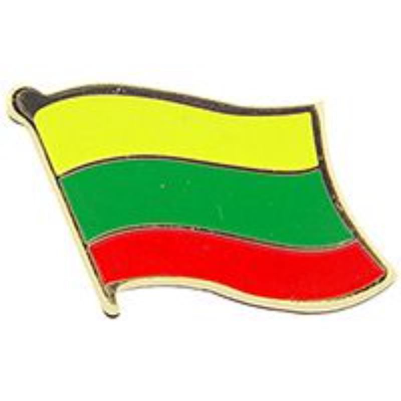P09569 Flag Pin - Lithuania - 1.625 in.