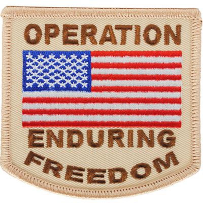 PM0432 Patch - Enduring Freedom USA - 2.88 in.