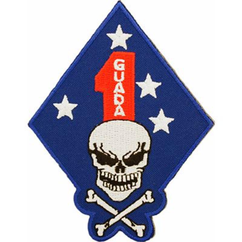 PM0445 Patch - USMC, 1st GUADL - 4 in.