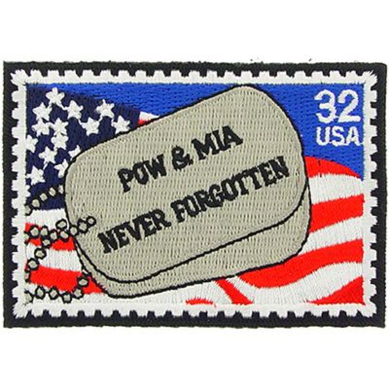 PM0482 Patch - Pow Mia, Tags - 3.25 in.