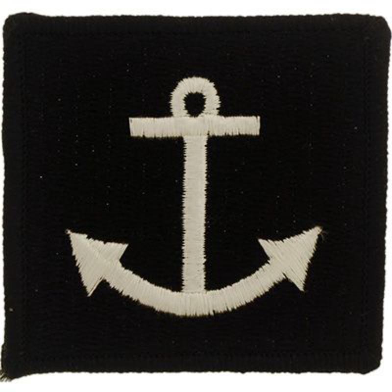 USN Anchor Patch - Black & White - 2.75 in. - Durable Design