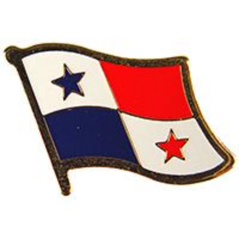 Panama Flag Pin - Multi-Color - 1.625 in. - Durable Design