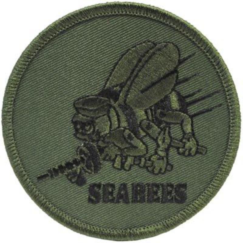 PM0580 Patch - USN, Seabees - 3.63 in.