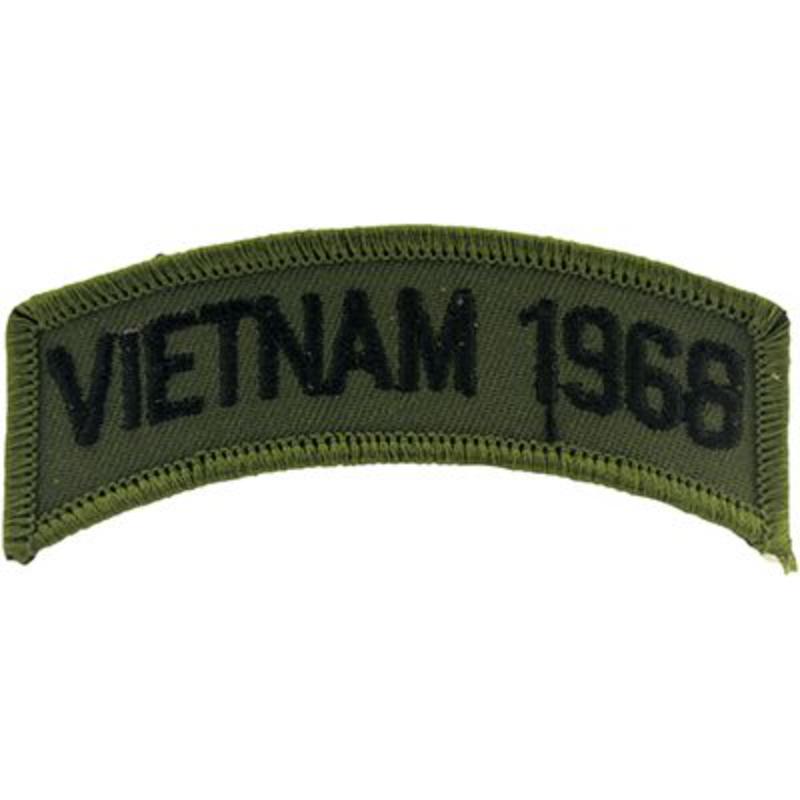 PM0829 Patch - Vietnam, Tab, 1968 - 3.5 x 1 in.