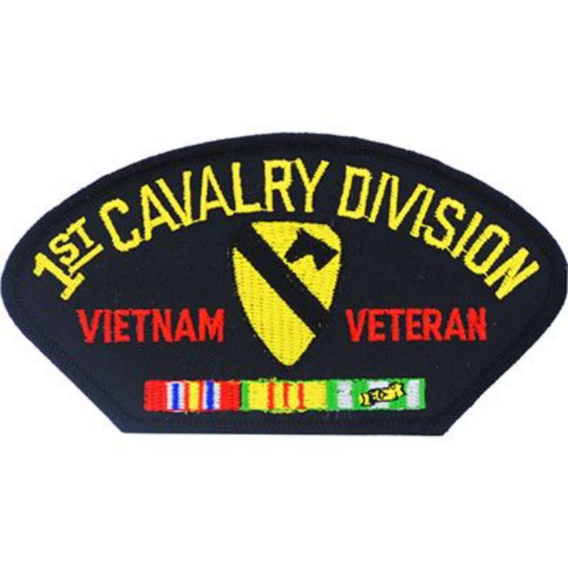 PM1407 Patch - Vietnam, Hat, Army - 1st Cavalry - 5.25 x 3 in.