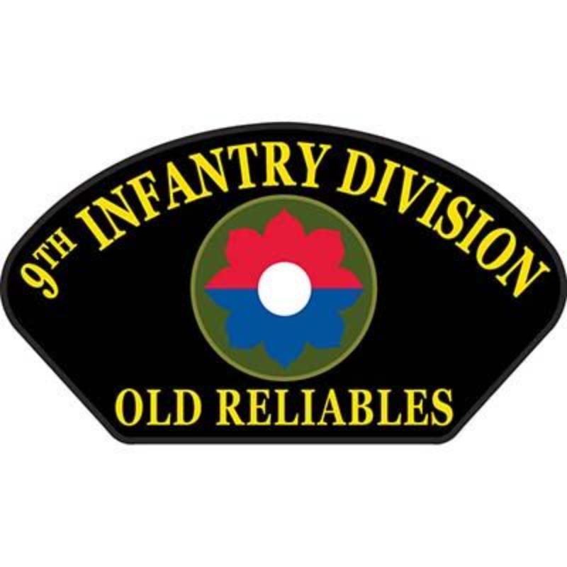 PM1412 Patch - Army, Hat, 9th Infantary - 5.25 x 3 in.