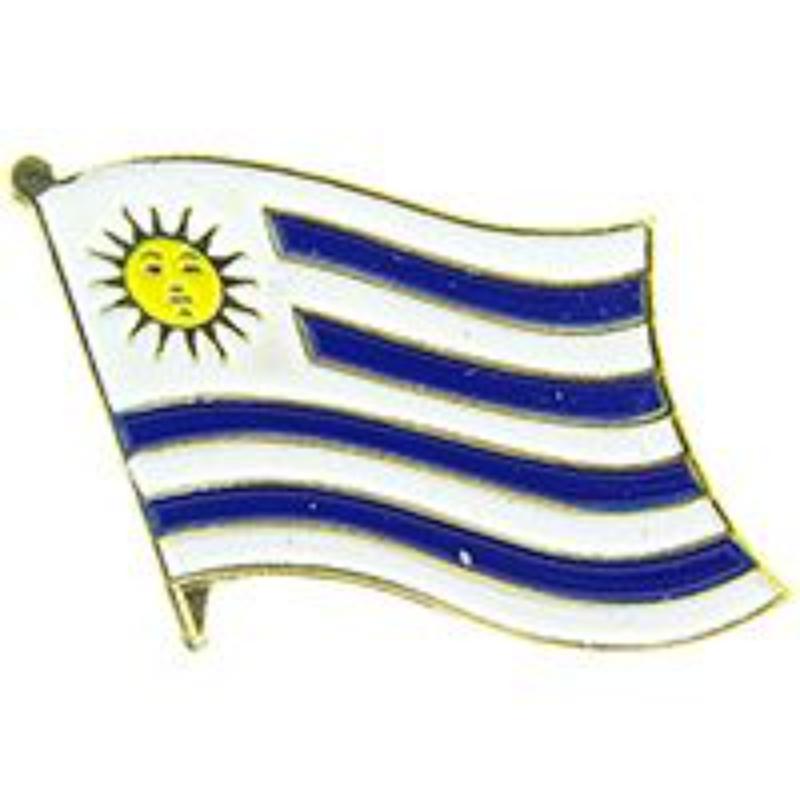 P09614 Flag Pin - Uruguay - 1.625 in.