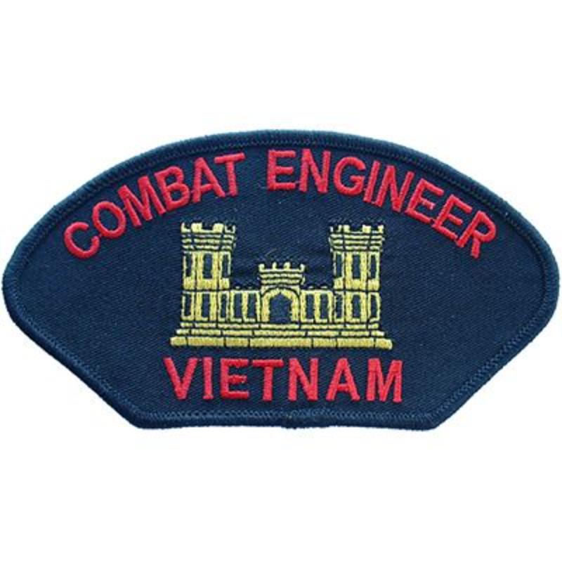 PM1439 Patch - Vietnam, Hat, Combat Engineers - 5.25 x 3 in.