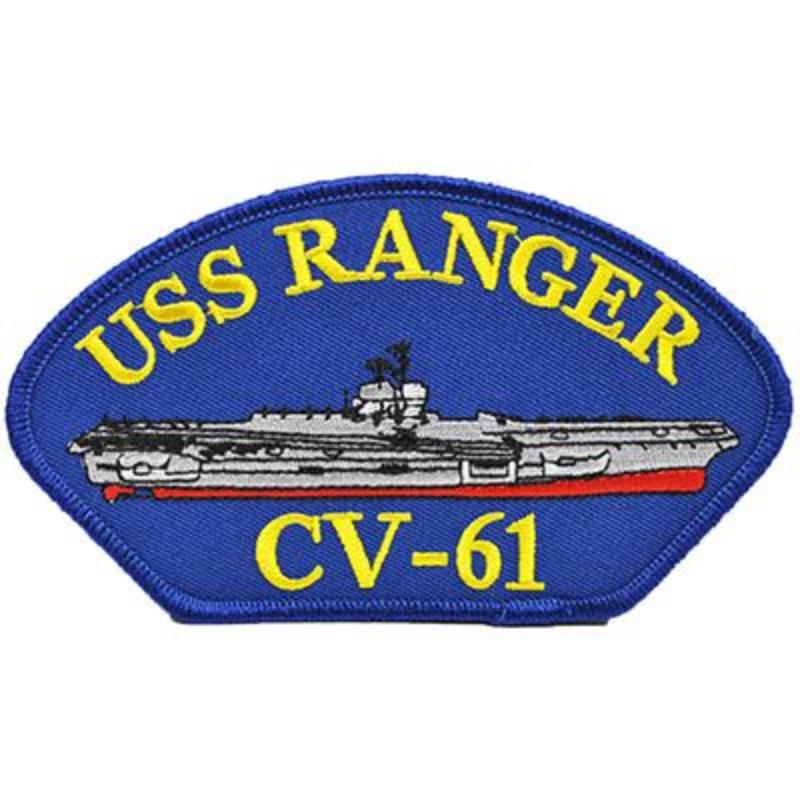 PM1511 Patch - USS, Ranger - 5.25 x 3 in.