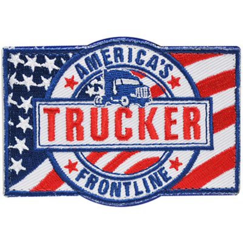 PM3115V Patch - Frontline Truckers - Cloth Hook & Eye - 3.25 in.