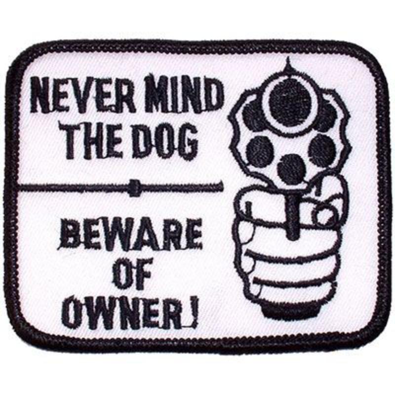 PM4052 Patch - Gun, Never Mind The - 3.5 x 2.5 in.