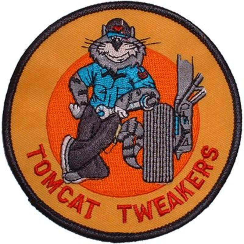 PM5075 Patch - USN, Tomcat, Tweaker - 3 in.
