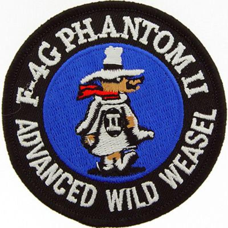 PM5077 Patch - Aircraft, Phantom II, F4G Air Force - 3.63 in.