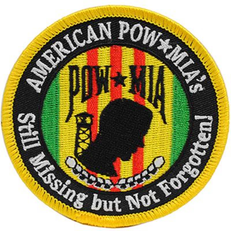 PM5265 Patch - Pow Mia, Vietnam, Not Forgotten - 3.63 in.