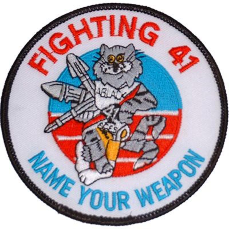 PM5288 Patch - USN, Tomcat, Fight 41 - 3 in.