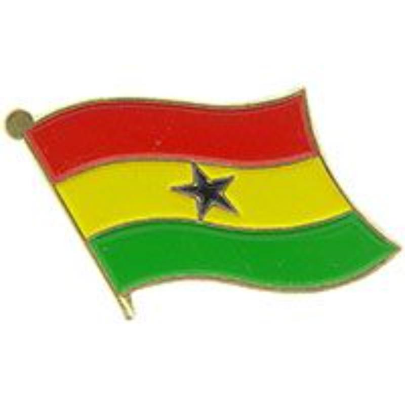 P09637 Flag Pin - Ghana - 1.625 in.