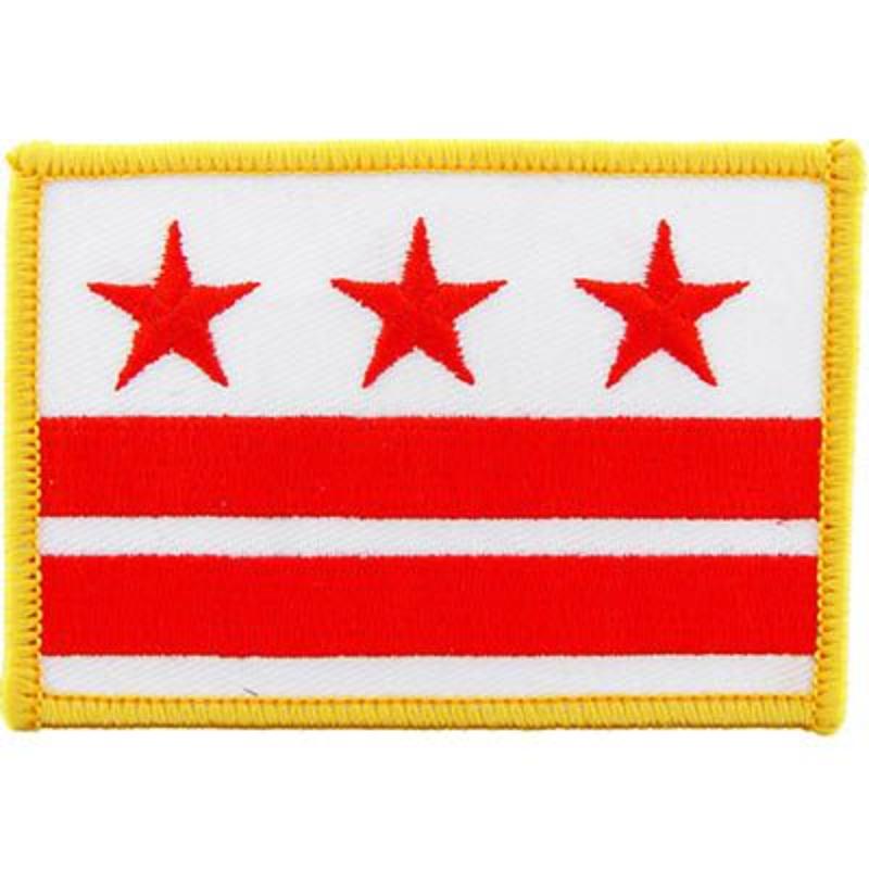 Distinguished of Columbia Patch - Multi-Color - 3.5 x 2.5 in. - Durable Material