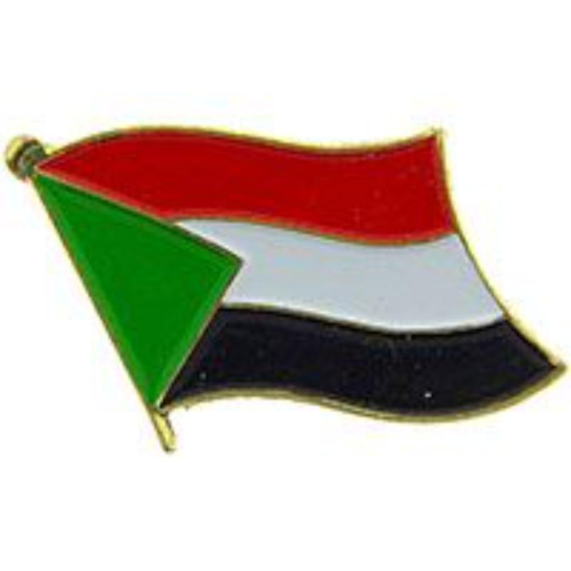 P09656 Flag Pin - Sudan - 1.625 in.