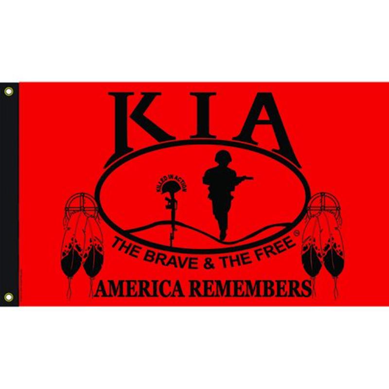 F1343 Flag - Kia Native American - 3 x 5 ft.