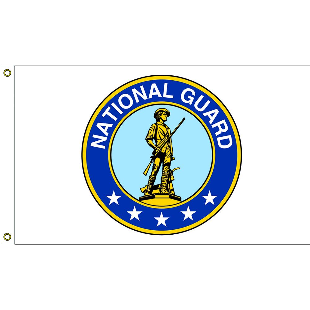 F1897 Flag - National Guard - 3 x 5 ft.