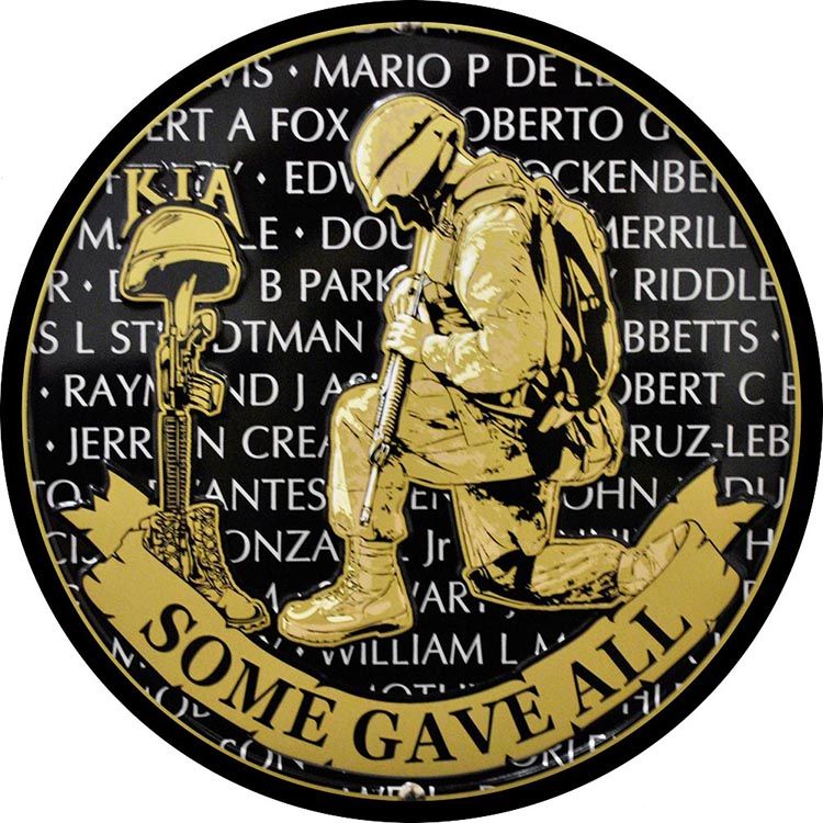 SG9120 Sign - Kia Some Gave All - 12 in.