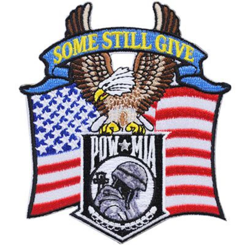 PM0435 Patch - Pow Mia, Eagle - USA Some Still Give - 4 in.