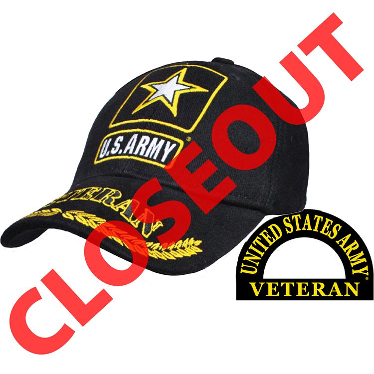 CP00113 Cap - Army, Veteran, Wreath Logo