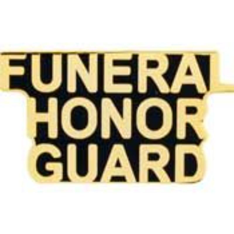 P13108 Pin - Honor Guard, Funeral - 1.25 in.