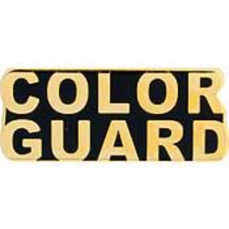 P13109 Pin - Color Guard, Text - 1.25 in.