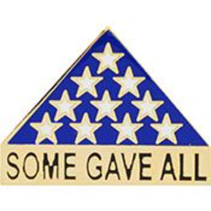 P13112 Pin - Memorial, Some Gave All - 1.125 in.
