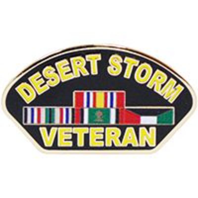 P14239 Pin - Desert Strom Veteran Kuwait - 1.25 in.