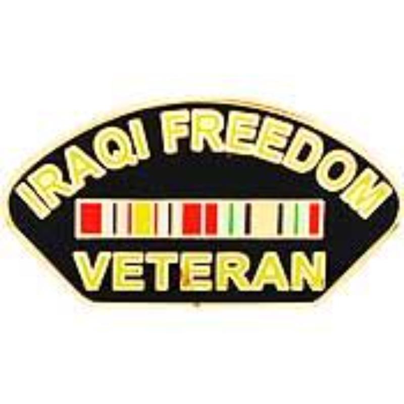 P14251 Pin - Iraqi Freedom, Veteran - 1.25 in.