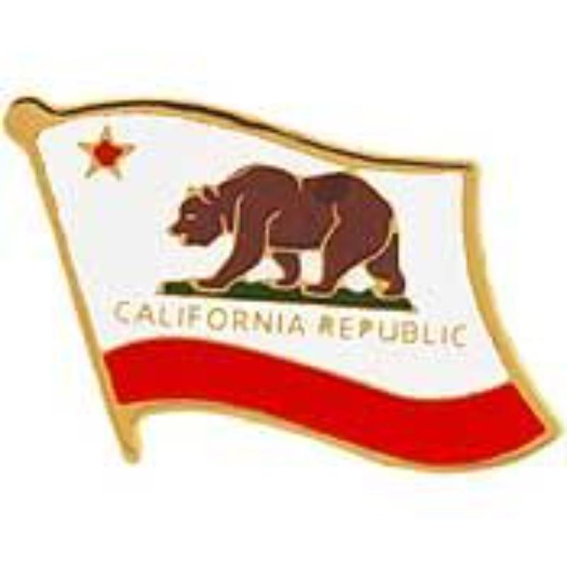 P09905 Flag Pin - California - 1.625 in.
