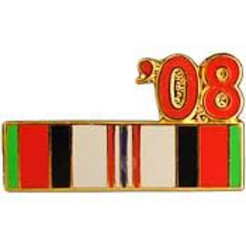 P12302 Pin - Enduring Freedom, Ribbon 2008 - 0.88 in.