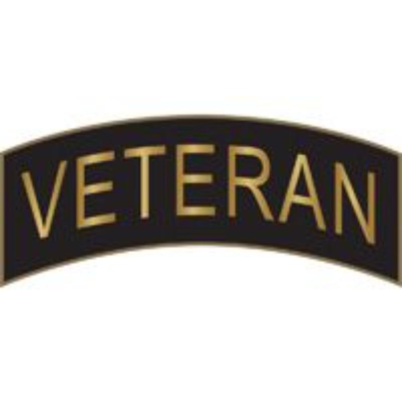 P12779 Pin - Veteran, Tab - 1.25 in.