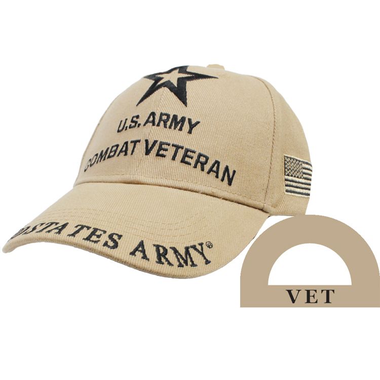 CP00146 Cap - Army, Combat Veteran, Dark Desert