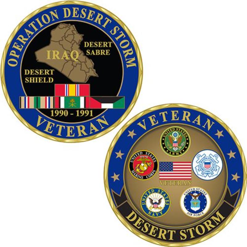 Picture of Eagle Emblems CH0301 Challenge Coin - Desert Storm - 1.75 in.