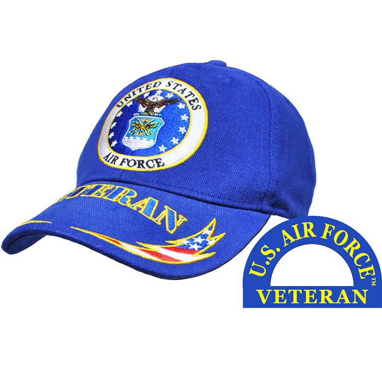 CP00416 Cap - USAF, Veteran, Lightning