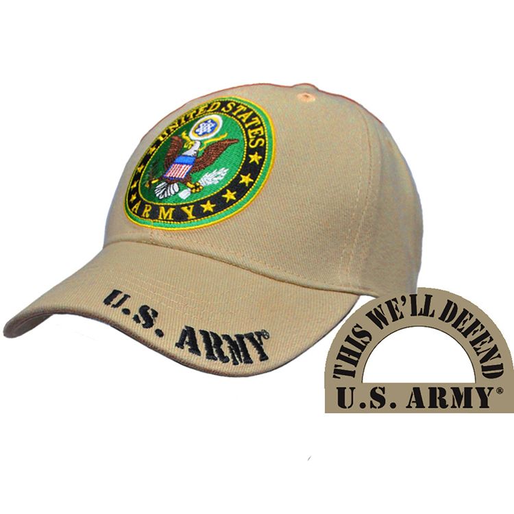 CP00124 Cap - Army Symbol, Khaki