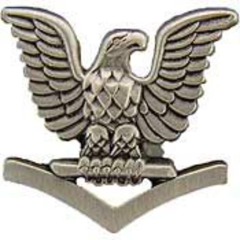 USN Petty Officer 3rd Class Pin - Radio Technical - 0.88 x 0.81 in. - Durable Material