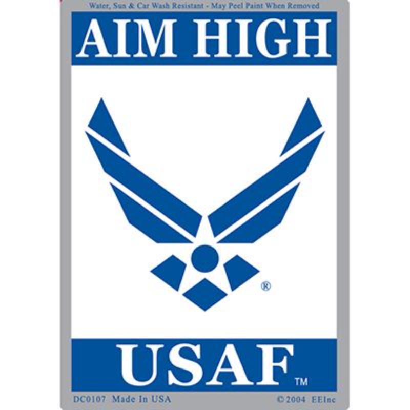 DC0107 Sticker - USAF Symbol - 3 x 4.25 in.